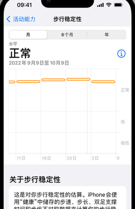 静乐iPhone手机维修如何在iPhone开启'步行稳定性通知'