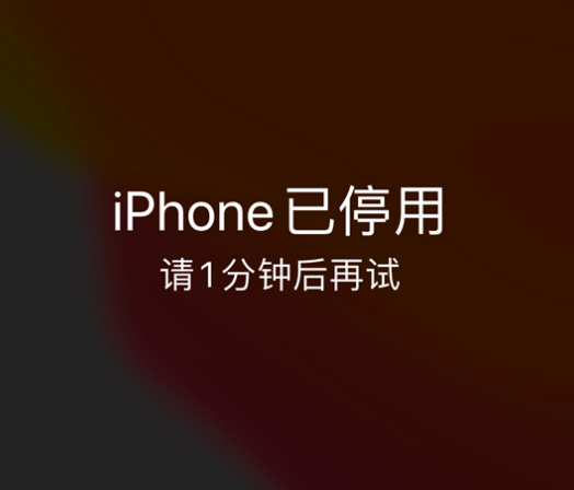 静乐苹果手机维修分享:iPhone 显示“不可用”或“已停用”怎么办？还能保留数据吗？ 