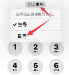 静乐苹果14维修店分享iPhone 14 Pro Max使用副卡打电话的方法 